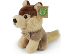 Rappa Plyšový vlk sedící 16 cm ECO-FRIENDLY