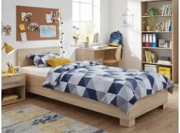 Postel ORVILLE 200x90 cm - dub sonoma