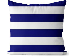 Polštář Cleo PATIO FELIPE 40x40 cm - modrý/bílý
