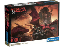 CLEMENTONI Puzzle Dungeons&Dragons 1000 dílků