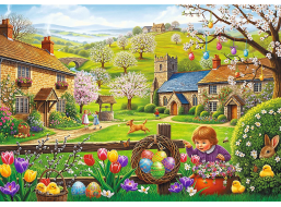 TREFL Puzzle Hledání velikonočních vajíček 1000 dílků