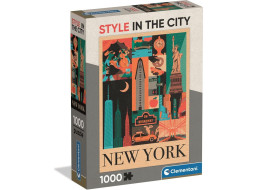 CLEMENTONI Puzzle New York - Ikony města 1000 dílků