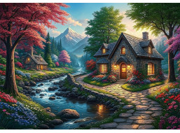 ART PUZZLE Puzzle Rajská ulička 1000 dílků