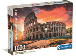 CLEMENTONI Puzzle Řím - Koloseum při západu slunce 1000 dílků