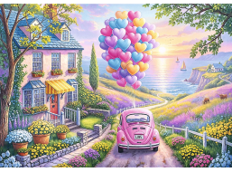 TREFL Puzzle Romantická jízda 1000 dílků