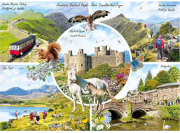 GIBSONS Puzzle Snowdonia 1000 dílků