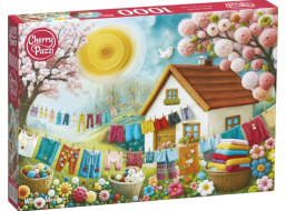 CHERRY PAZZI Puzzle Vlněná louka 1000 dílků