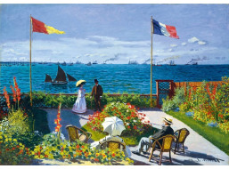 BLUEBIRD Puzzle Zahrada v Sainte-Adresse 1000 dílků