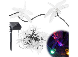 Solární zahradní osvětlení VÁŽKA - 6,5 m 30LED - multicolour