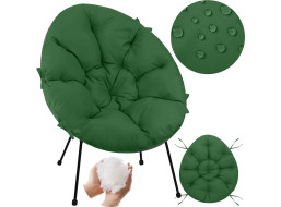 Voděodolný polštář do zahradního křesla ACAPULCO 90x105 cm - zelený