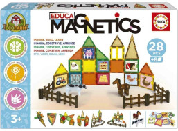 EDUCA Magnetická stavebnice Magnetics EKO Farma 28 díků