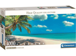CLEMENTONI Panoramatické puzzle Houpačka u oceánu 1000 dílků