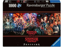 RAVENSBURGER Panoramatické puzzle Stranger Things 1000 dílků