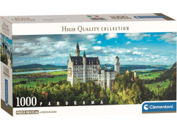 CLEMENTONI Panoramatické puzzle Zámek Neuschwanstein 1000 dílků