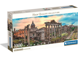 CLEMENTONI Panoramatické puzzle Soumrak nad věčným městem 1000 dílků