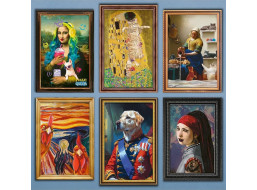 TREFL Puzzle Premium Plus: Fun Art Collection 6000 dílků