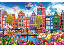 TREFL Puzzle Barevný Amsterdam 1500 dílků