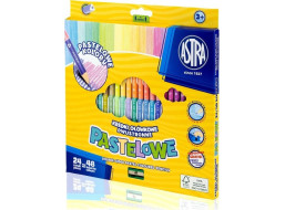 ASTRA Trojhranné pastelové oboustranné pastelky 24 ks,48 barev