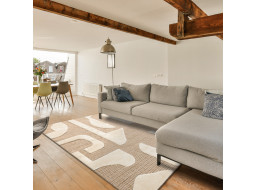 Kusový koberec Spark 0696A beige/cream