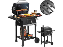 Gril na dřevěné uhlí FERRO s litinovým roštem