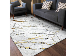 Kusový koberec Allure 1963 white/gold