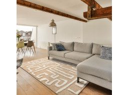 Kusový koberec Spark 0711A beige/cream