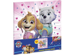 MOXY Diamantové malování na plátně Tlapková patrola 30x30 cm