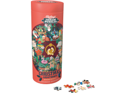 RIDLEY'S GAMES Kulaté puzzle Odpočítávání do Vánoc 1000 dílků