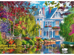 TREFL Puzzle Dům u jezera 2000 dílků