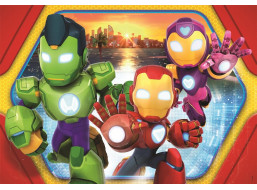 CLEMENTONI Puzzle Iron Man a jeho úžasní přátelé MAXI 24 dílků