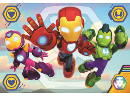 CLEMENTONI Puzzle Iron Man a jeho úžasní přátelé MAXI 60 dílků