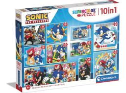 CLEMENTONI Puzzle Ježek Sonic 10v1