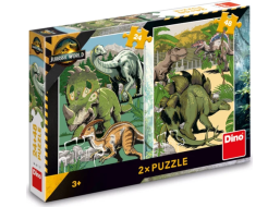 DINO Puzzle Jurský svět 24+48 dílků