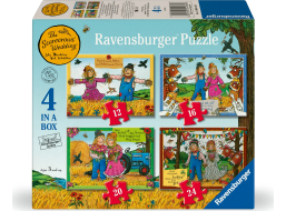 RAVENSBURGER Puzzle Marvel: Sídlo magického světla 4v1 (12,16,20,24 dílků)