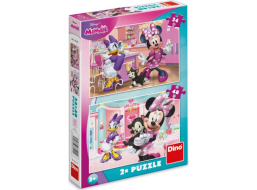 DINO Puzzle Minnie a Figaro 24+48 dílků