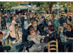 CLEMENTONI Puzzle Museum Collection: Bál v Moulin de la Galette 1000 dílků