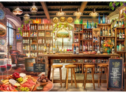 BLUEBIRD Puzzle Ochutnávka vín 500 dílků