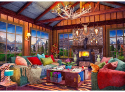 BLUEBIRD Puzzle Prázdninová chata 500 dílků