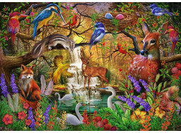 BLUEBIRD Puzzle Zlatý les 500 dílků