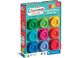 CLEMENTONI Soft Clemmy Sada 9 měkkých kostek