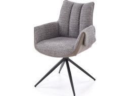 Jídelní otočná židle K579 - popelavě šedá
