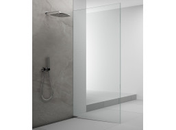 Polysan ARCHITEX sada pro uchycení skla podlaha-stěna se spádovou lištou, 1615x2105mm, pravá, leštěný hliník AX2116R