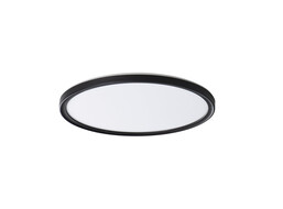 KANLUX AZPO stropní LED svítidlo, ø 290mm, 18, 5W, 3000/4000/6000K, IP54, černá mat 31515
