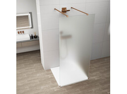 Polysan ESCA COPPER MATT jednodílná sprchová zástěna do prostoru, matné sklo, 1300 mm ES1113-10