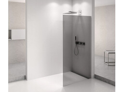 Polysan ARCHITEX CHROM sprchová zástěna 662mm, kouřové sklo AXC70SC