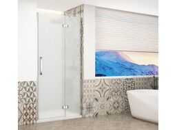 Gelco TRINITY CHROME sprchové dveře do niky 1100mm, matné sklo, pravé GT1211MR-CH