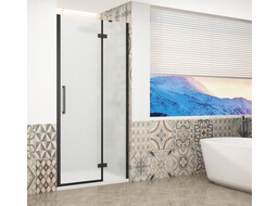 Gelco TRINITY BLACK sprchové dveře do niky 900mm, matné sklo, pravé GT1290MR-B