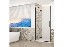 Gelco TRINITY BLACK sprchové dveře do niky 1000mm, čiré sklo, levé GT1210CL-B