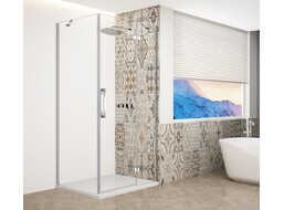 Gelco TRINITY CHROME čtvercový sprchový kout 1000x1000mm, čiré sklo, pravé GT5610-10CR-CH