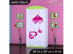 Dětská skříň FALL IN LOVE - TYP 6B